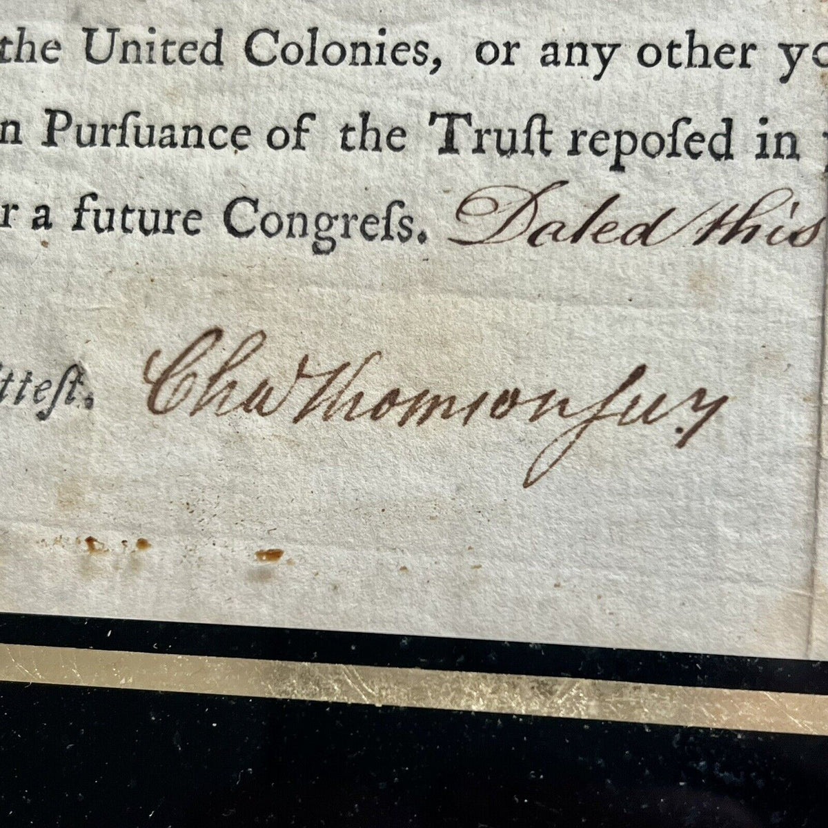 JOHN HANCOCK * Signed 1776 Appointment of Lexington Concord Soldier Autograph