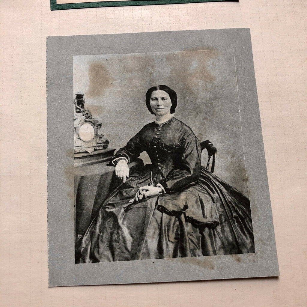 CLARA BARTON * JSA LOA * Red Cross Founder Mounted Autograph Cut Signed
