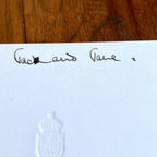 PRINCESS DIANA and KING CHARLES III * JSA * Signed 1982 Christmas Card Autograph