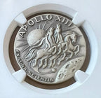 APOLLO 13 * Flown Robbins Medallion * NASA Story Musgrave Signed LOA NGC
