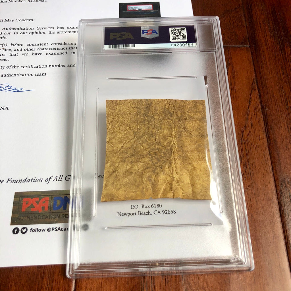 PATRICK HENRY * PSA/DNA * Encapsulated Autograph Cut From Land Grant Signed *