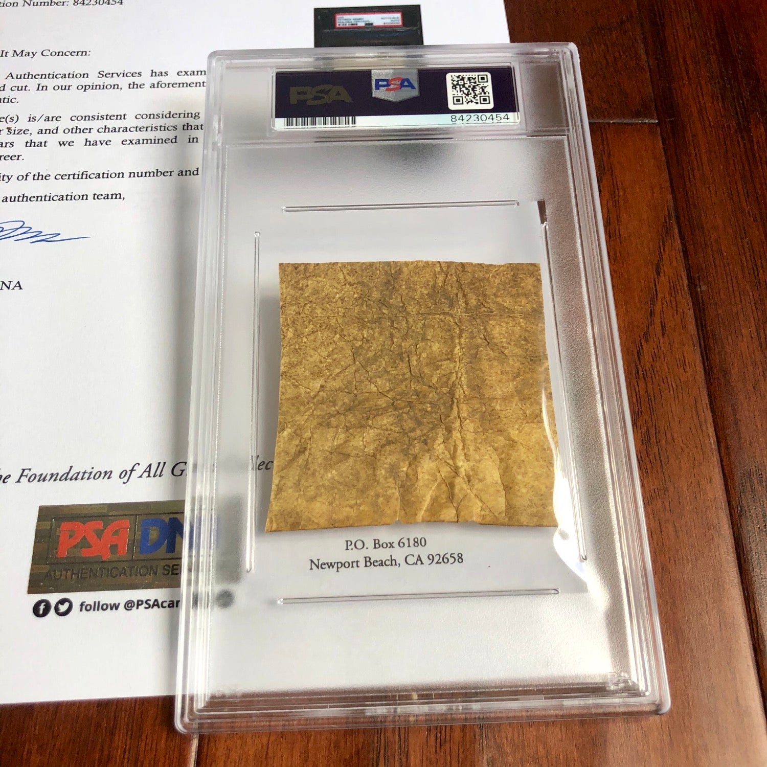 PATRICK HENRY * PSA/DNA * Encapsulated Autograph Cut From Land Grant Signed *