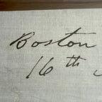 BOSTON CORBETT * PSA/DNA * Autograph Abraham Lincoln Avenger Signed * Shot Booth