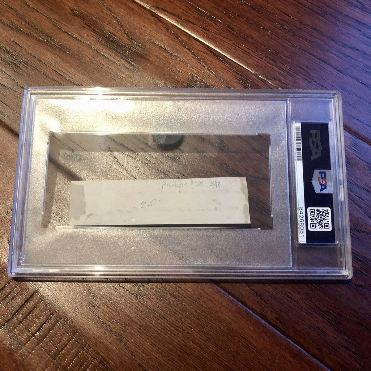 JAMES K POLK * PSA/DNA Slab * Hand Signed Autograph From Document Encapsulated *