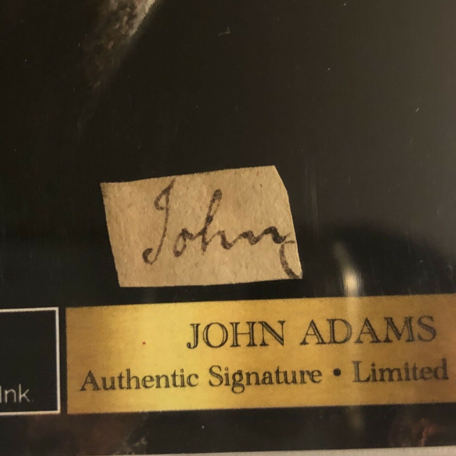 JOHN ADAMS * JSA * Scarce AUTOGRAPH Cut Signature SIGNED * 2nd President