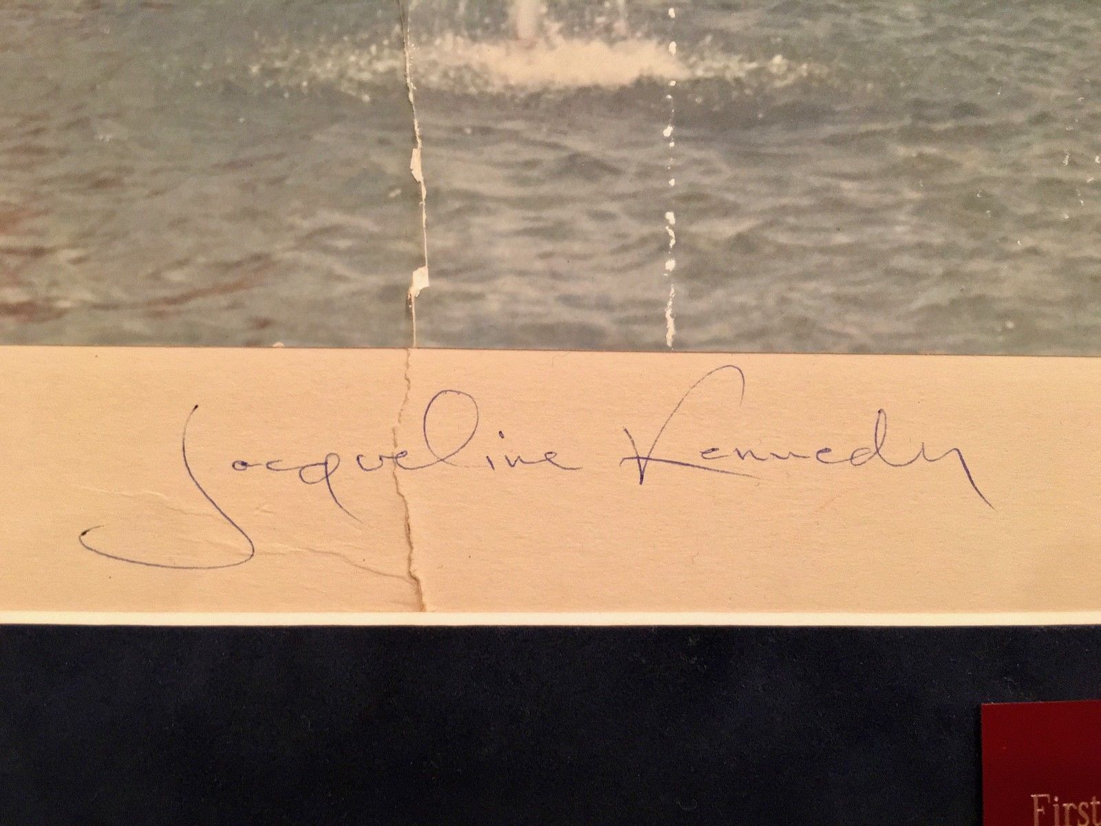JACQUELINE KENNEDY * Rare AUTOGRAPH White House Portrait SIGNED as FIRST LADY