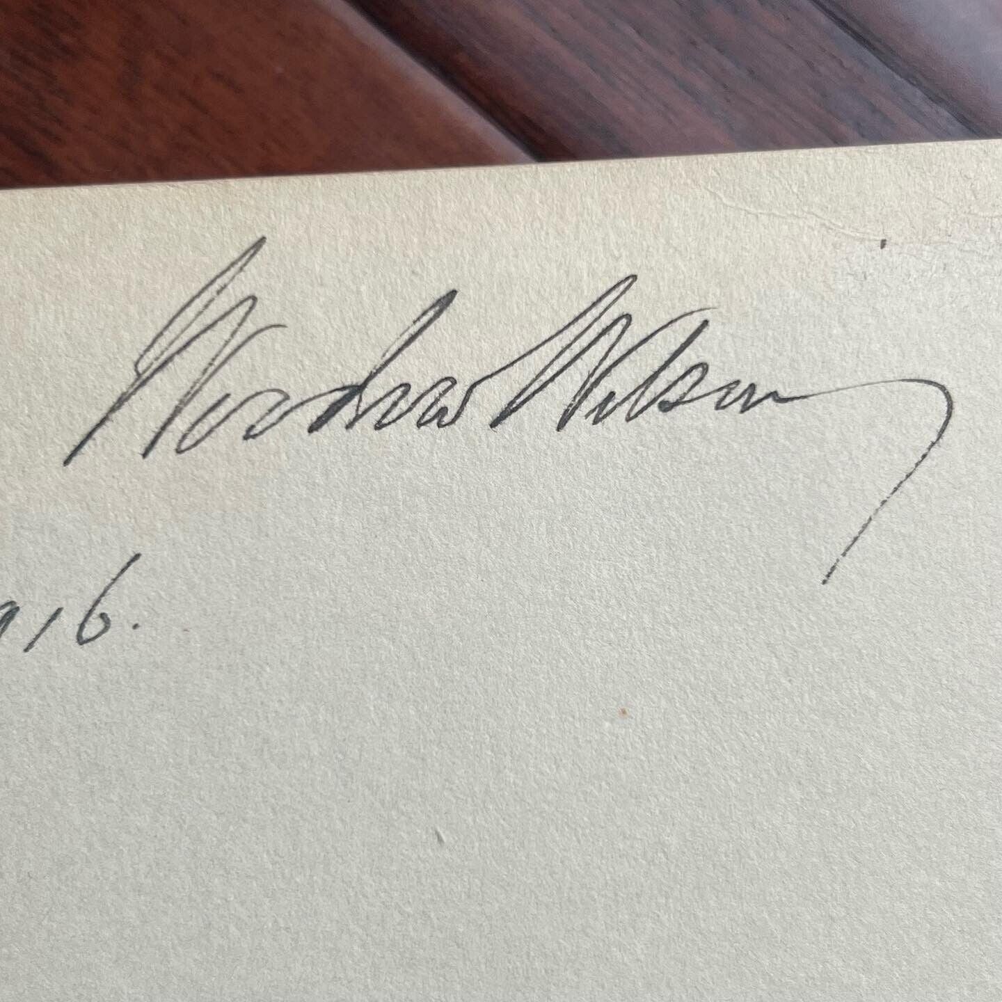 WOODROW WILSON * PSA/DNA * Biography of George Washington Autograph Signed Book