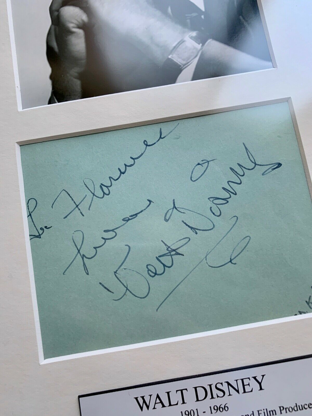 WALT DISNEY * JSA LOA * Original Early AUTOGRAPH Signature SIGNED