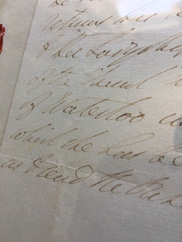 DUKE OF WELLINGTON * "WATERLOO" * Autograph Letter SIGNED * Arthur Wellesley