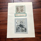 CLARA BARTON * JSA LOA * Red Cross Founder Mounted Autograph Cut Signed