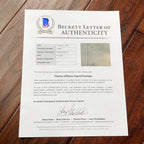 THOMAS JEFFERSON * BAS BECKETT 10 * Autograph Free Frank Envelope Signed *