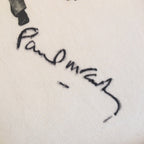 PAUL MCCARTNEY * BEATLES * AUTOGRAPH Fabric Banner SIGNED * COA