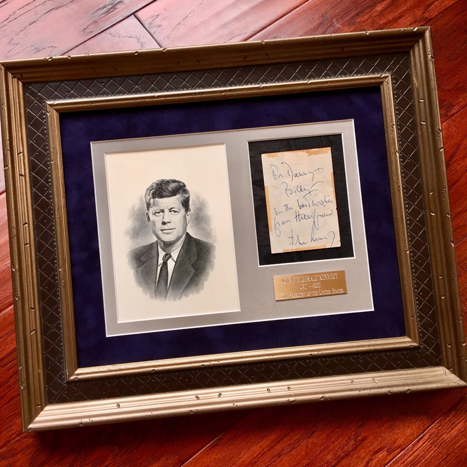 JOHN F. KENNEDY * JSA COA * Scarce Authentic AUTOGRAPH Note SIGNED * President