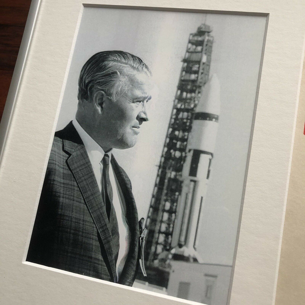 WERNHER VON BRAUN * BAS LOA * NASA Apollo 4 Signed Saturn V Launch Autograph *