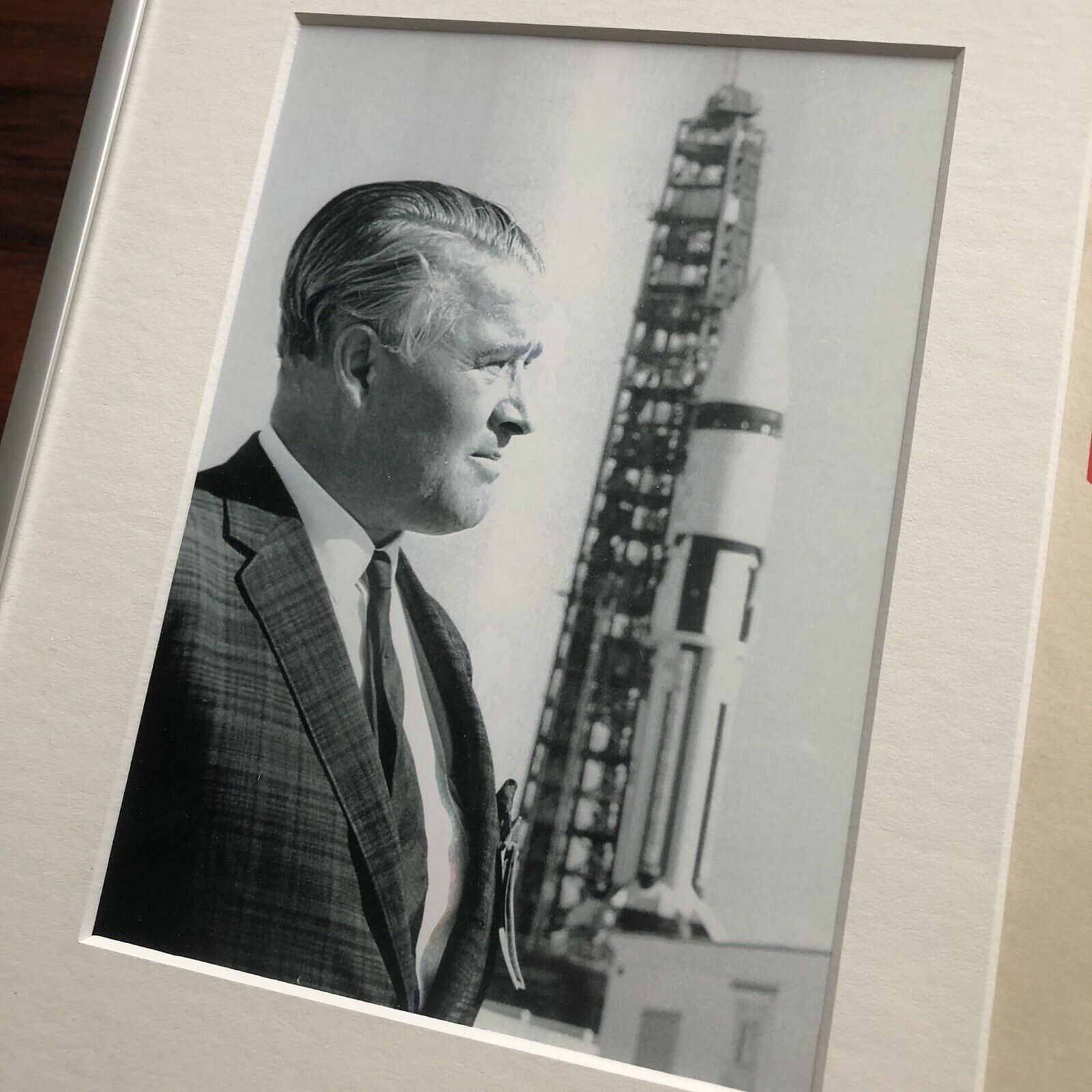WERNHER VON BRAUN * BAS LOA * NASA Apollo 4 Signed Saturn V Launch Autograph *
