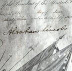 ABRAHAM LINCOLN * PSA * Signed Appointment for GETTYSBURG HERO Autograph 1863