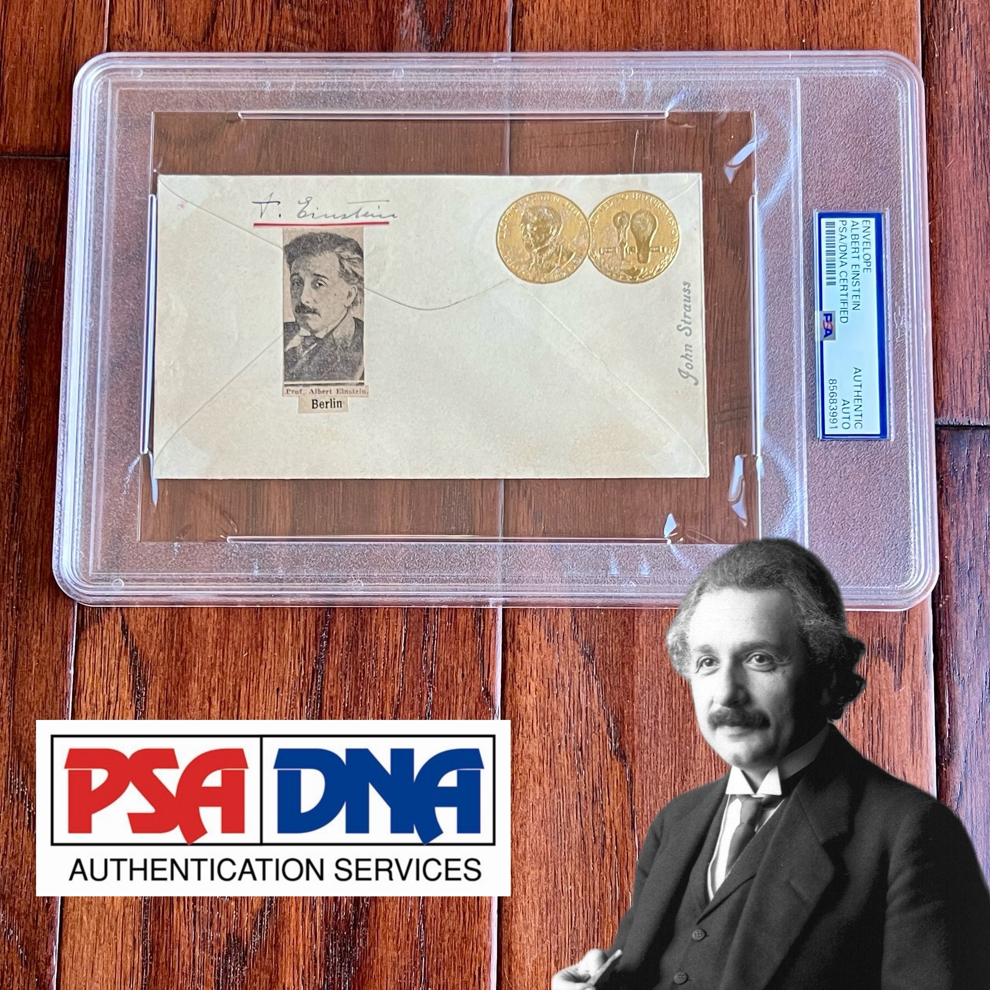 ALBERT EINSTEIN * PSA * Autograph Commemorative Thomas Edison FDC Signed * 1929