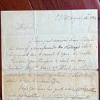 THOMAS ROBERT MALTHUS * BECKETT * HANDWRITTEN AUTOGRAPH LETTER SIGNED ECONOMIST