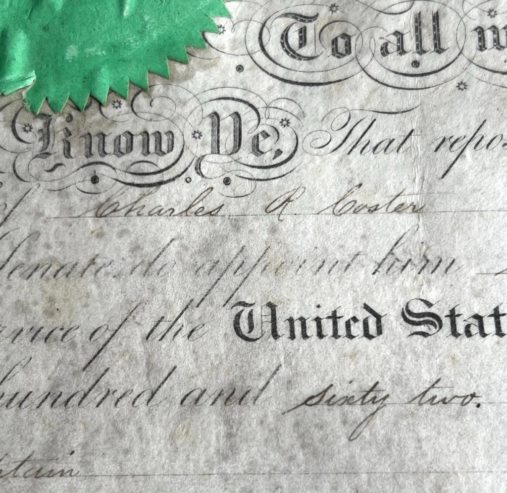 ABRAHAM LINCOLN * PSA * Signed Appointment for GETTYSBURG HERO Autograph 1863