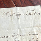 THOMAS ROBERT MALTHUS * BECKETT * HANDWRITTEN AUTOGRAPH LETTER SIGNED ECONOMIST