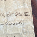 THOMAS ROBERT MALTHUS * BECKETT * HANDWRITTEN AUTOGRAPH LETTER SIGNED ECONOMIST