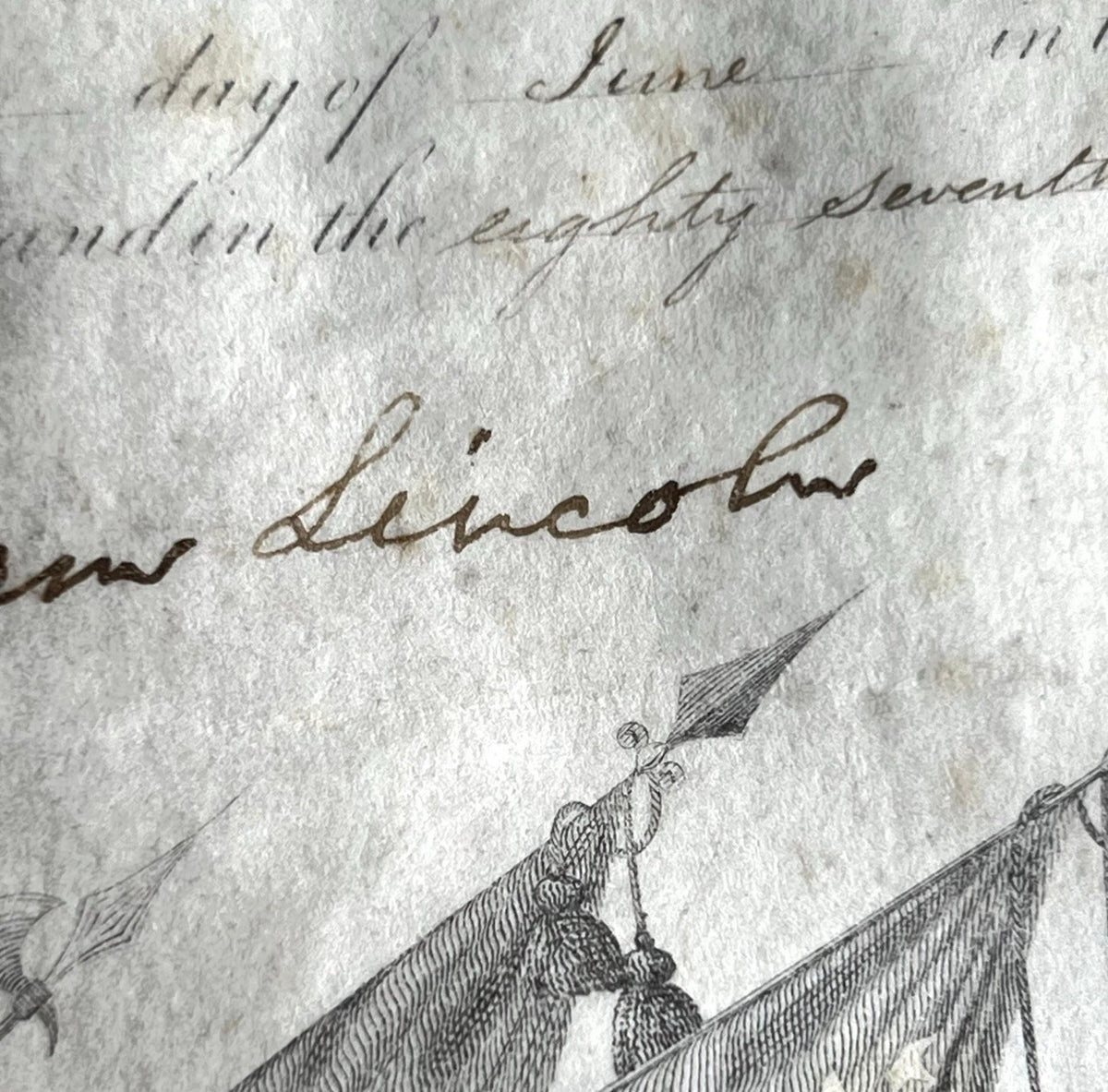 ABRAHAM LINCOLN * PSA * Signed Appointment for GETTYSBURG HERO Autograph 1863