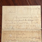 THOMAS ROBERT MALTHUS * BECKETT * HANDWRITTEN AUTOGRAPH LETTER SIGNED ECONOMIST