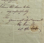 ALEXANDER HAMILTON * PSA * Letter Signed Settling Revolutionary War Veterans Pensions