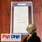 GEORGE WASHINGTON * PSA * Bold Full Signature Dated One Month After Signing the Constitution
