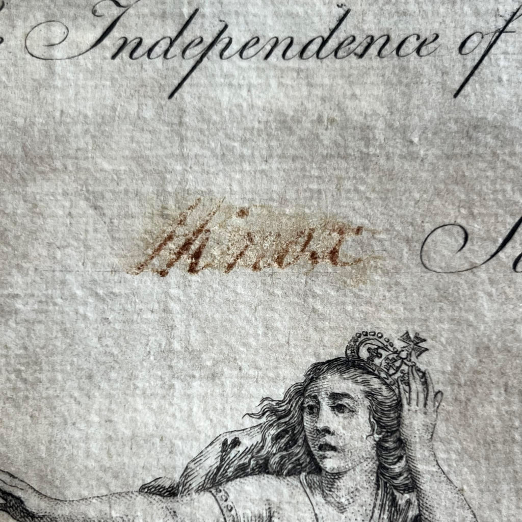 GEORGE WASHINGTON & HENRY KNOX * PSA * Beautiful Signed Society of Cincinnati Document Autograph