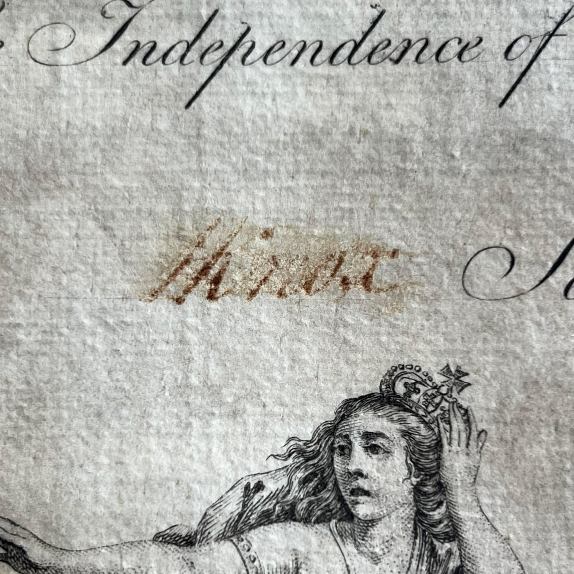 GEORGE WASHINGTON & HENRY KNOX * PSA * Beautiful Signed Society of Cincinnati Document Autograph