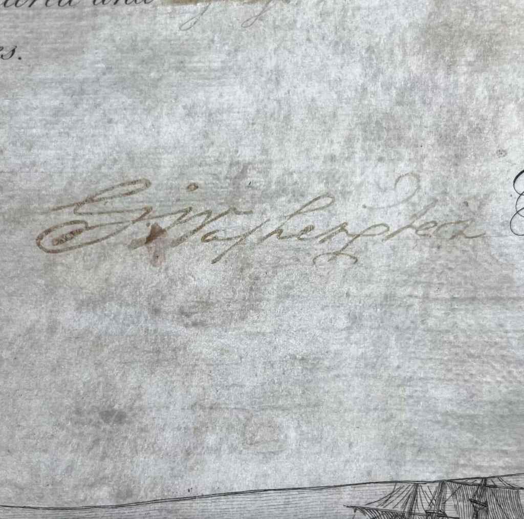 GEORGE WASHINGTON & HENRY KNOX * PSA * Beautiful Signed Society of Cincinnati Document Autograph