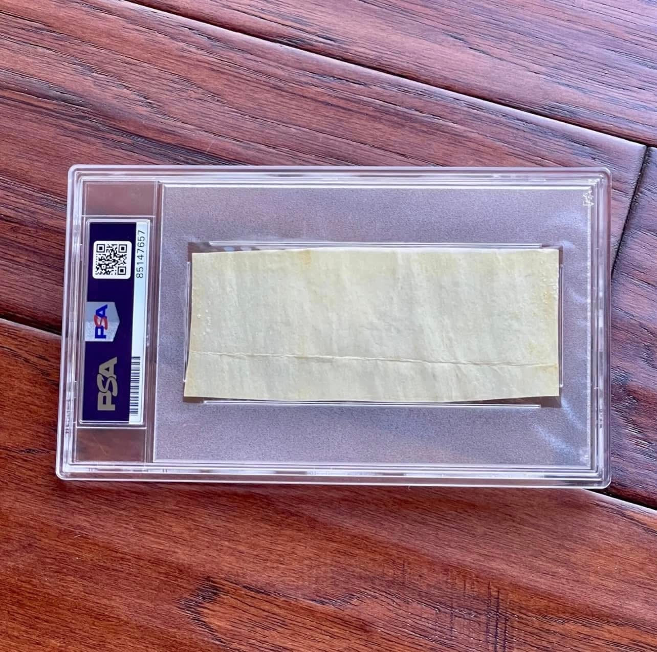 George Washington * PSA/DNA * Striking Cut Signature As President Autograph