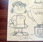 CHARLES SCHULZ * PSA * Massive Signed 30” x 32” Sketch of Lucy