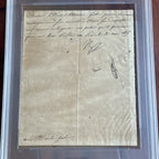 NAPOLEON BONAPARTE * PSA * Autograph Letter Signed During Hundred Days * 1815