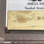 AMELIA EARHART * PSA/DNA * Cut Signature Signed * VANISHED Aviation Pioneer