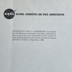 NEIL ARMSTRONG * JSA * Autograph White Space Suit Photo Signed * Apollo 11
