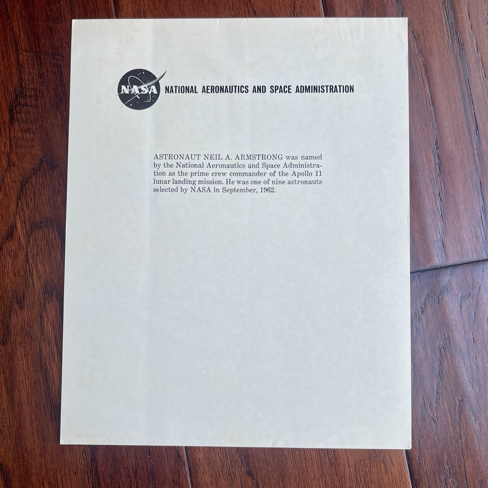 NEIL ARMSTRONG * JSA * Autograph White Space Suit Photo Signed * Apollo 11