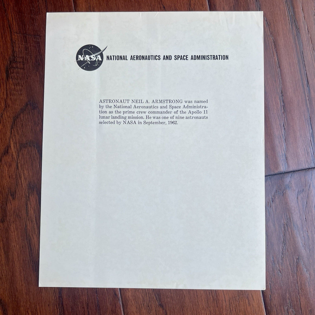 NEIL ARMSTRONG * JSA * Autograph White Space Suit Photo Signed * Apollo 11