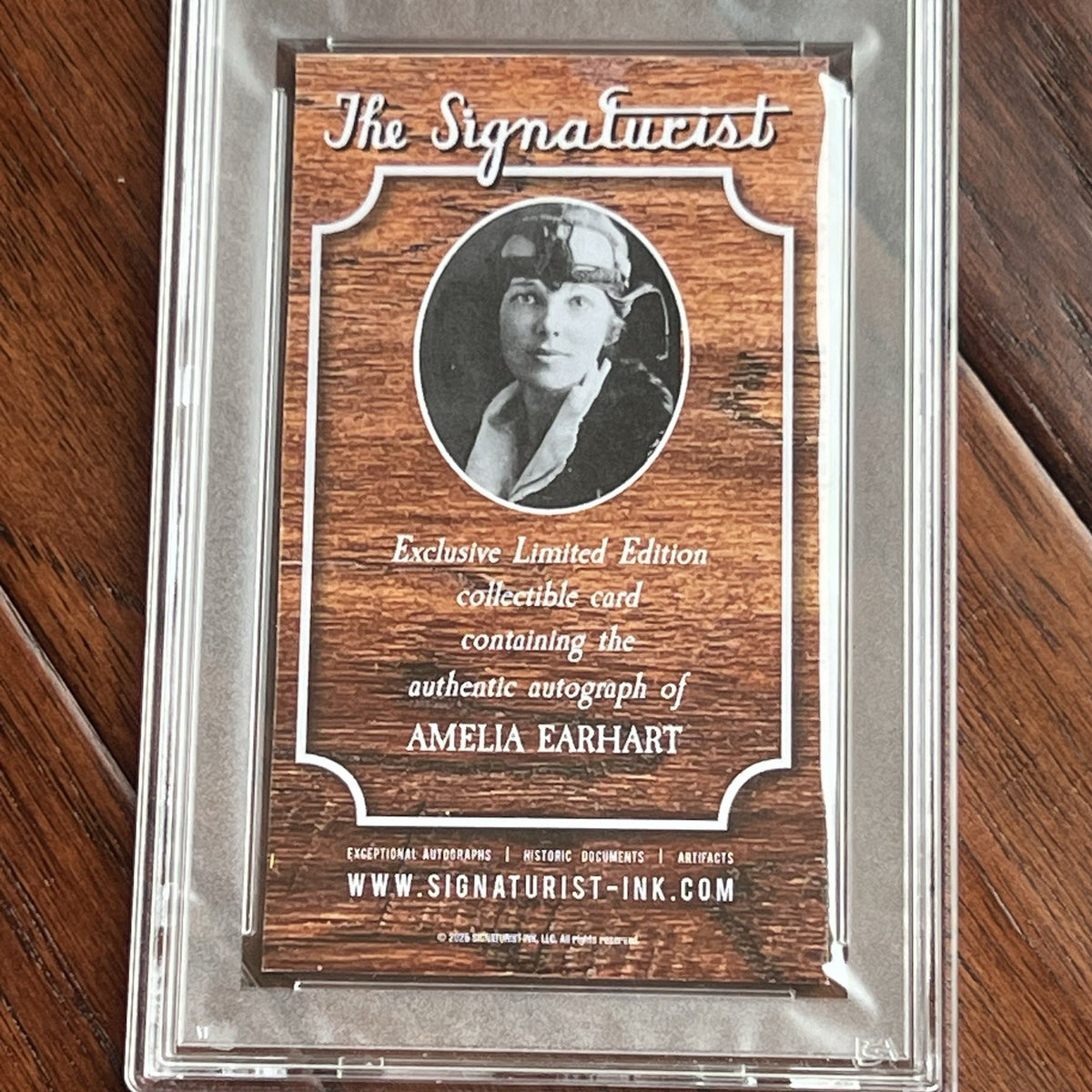AMELIA EARHART * PSA/DNA * Cut Signature Signed * VANISHED Aviation Pioneer