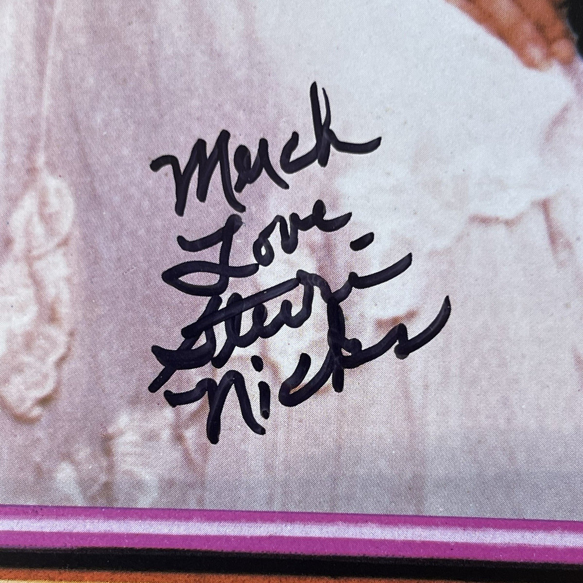 STEVIE NICKS * JSA * Autograph FLEETWOOD MAC Schlitz Beer Poster SIGNED * Tusk